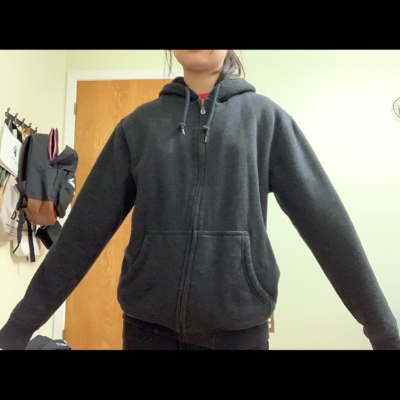 Oversized zipped up hoodie - Picture 6 of 8